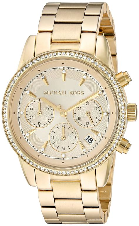 Michael Kors Ritz Women's Gold Watch 